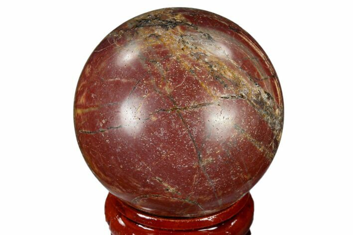 Polished Cherry Creek Jasper Sphere - China #116207